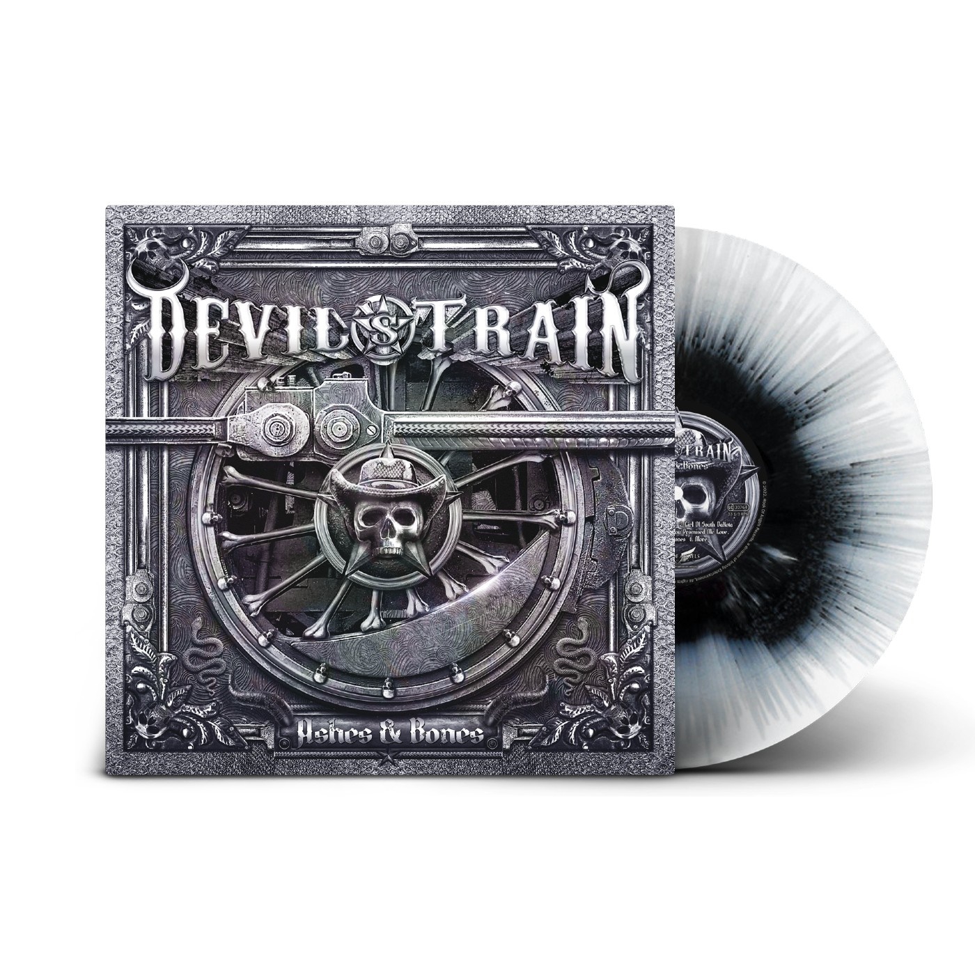 Devil`s Train - Ashes & Bones, Vinyl BundleLP 1: Solid SilverLP 2: Grey/Black MarbledLP 3: White/Black Splatter